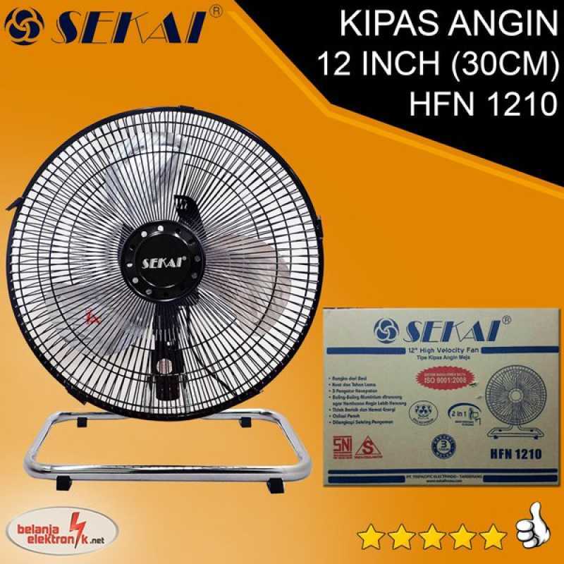 Jual Sekai Desk Fan Wall Fan HFN 1210 12 Inch 2 In 1 Meja dan DInding