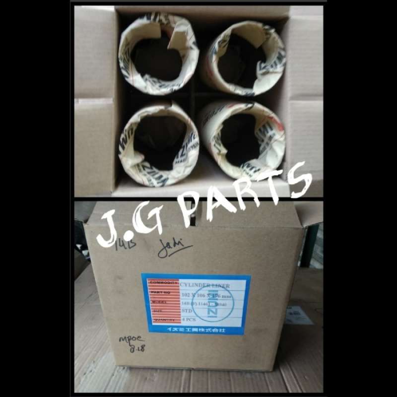 Jual Cylinder Liner Bng Toyota Rino 14B Izumi 1146158040 Std di Seller