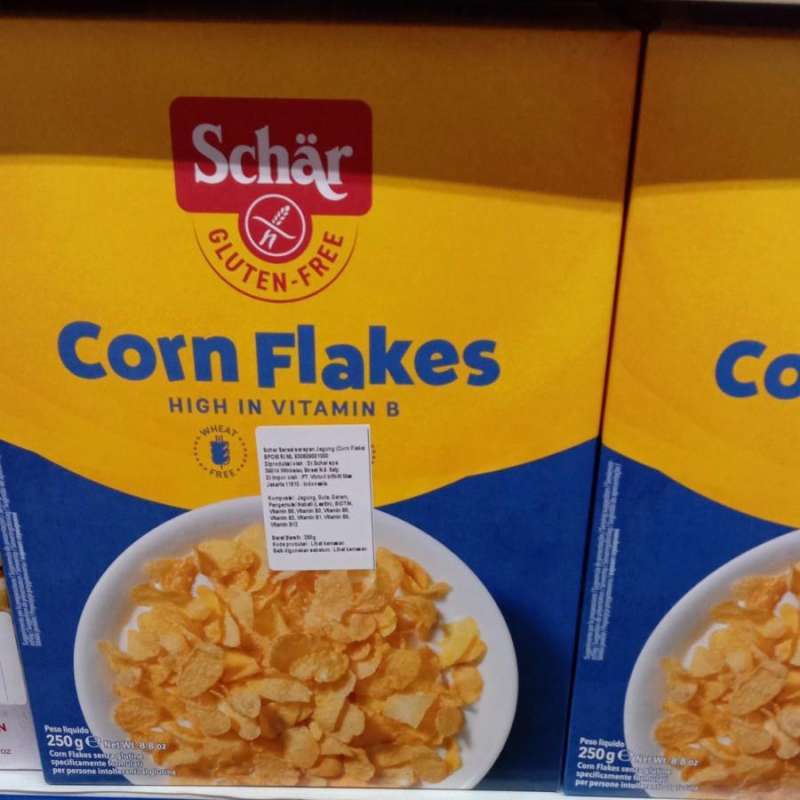Jual Corn Flakes Schar Gluten Free 250 Gr/sereal Sarapan Jagung Di