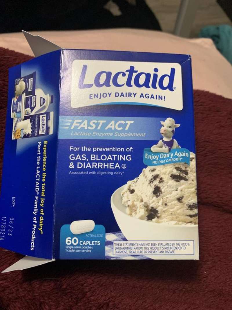 Jual (ORIGINAL) LACTAID Fast Act Lactase Enzyme Supplement 32 Caplets