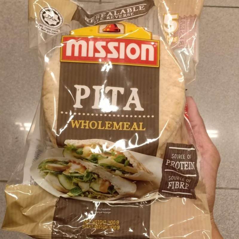 Jual MISSION PITA WHOLEMEAL 5X400gr di Seller wwwsansan Kota Jakarta