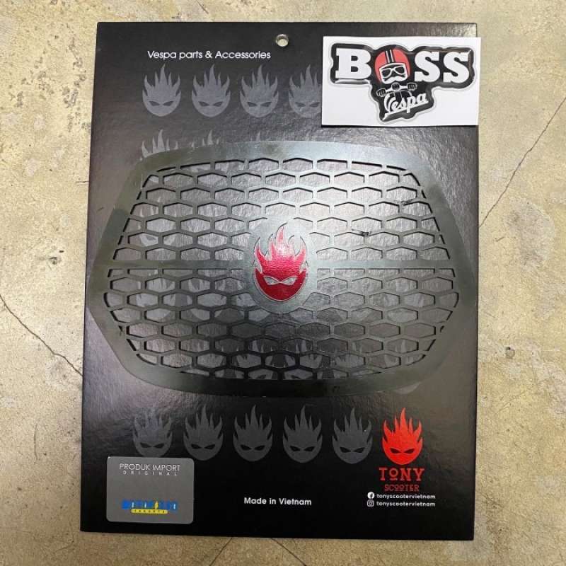 Jual Grill Headlamp Tony Scooter Black Vespa Sprint di Seller Gasta
