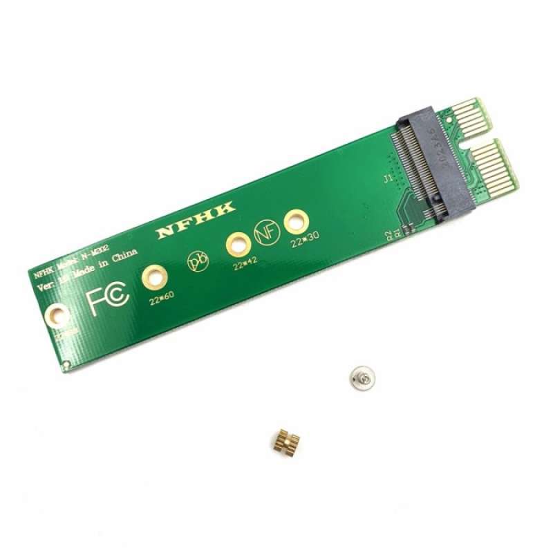 Jual Jual PCIE x1 to nvme M.2 ssd adapter converter pcie-e pci express ...