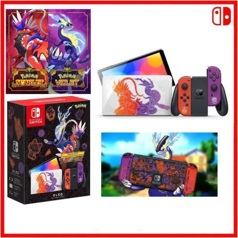 Promo Console Nintendo Switch Oled Pokemon Scarlet & Violet Edition