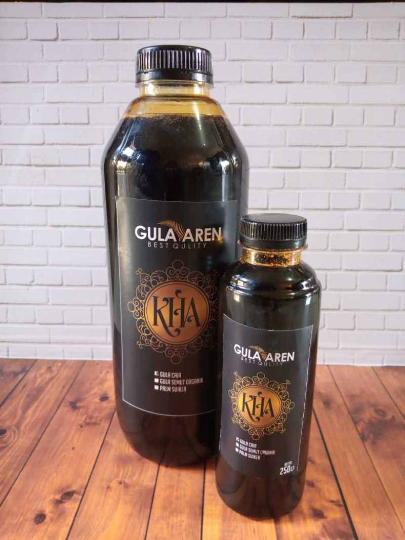 Promo KHA Aren Gula cair Aren Murni Tanpa Campuran Pemanis Kopi dan