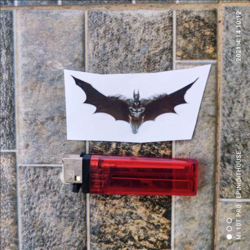 Jual Stiker Vinyl Batman DC Comic Print Cut Warna Sticker HP Laptop