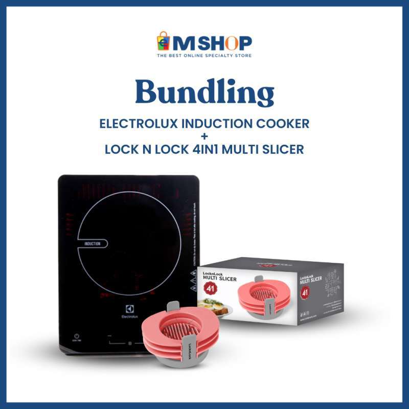 Jual ELECTROLUX INDUCTION COOKER + LOCK N LOCK 4IN1 MULTI SLICER di