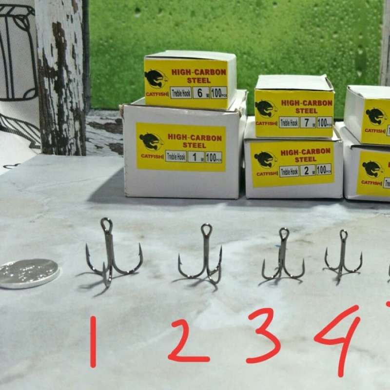 Promo TREBLE HOOK CATFISH ISI 100 Diskon 5 di Seller KANAYU STORE