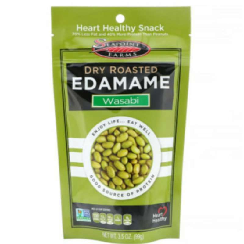 Jual Seapoint Farms Dry Roasted Edamame Heart Healthy Snack Wasabi 99