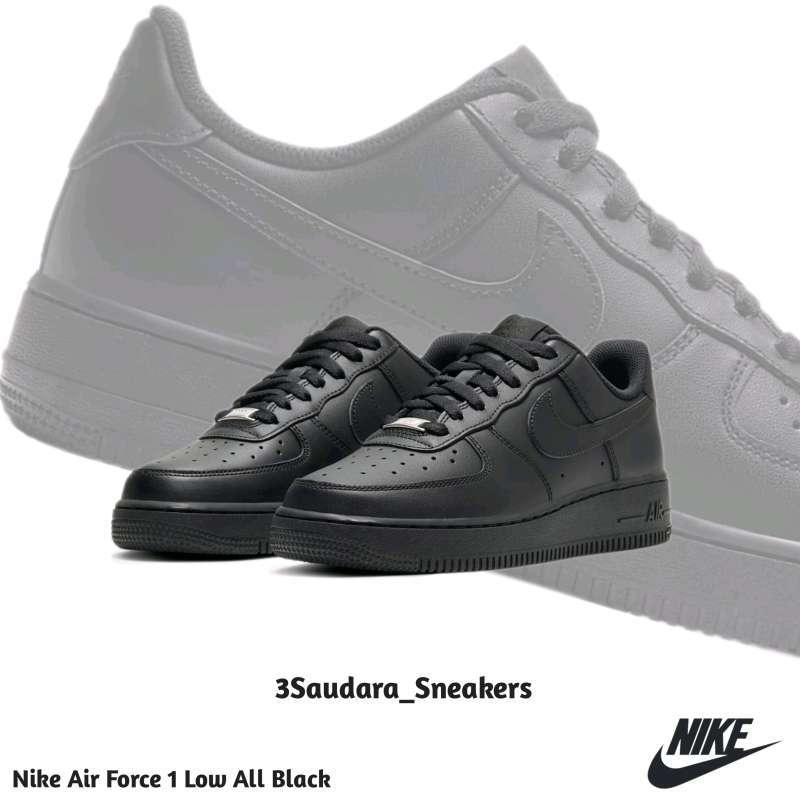 nike air force 1 low triple black