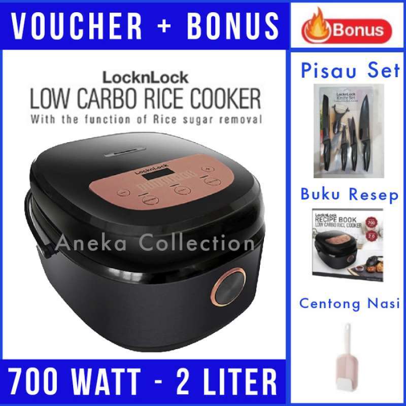 Promo Lock n Lock Low Carbo Rice Cooker Low Carb Ricecooker Low Sugar Diskon 20 di Seller
