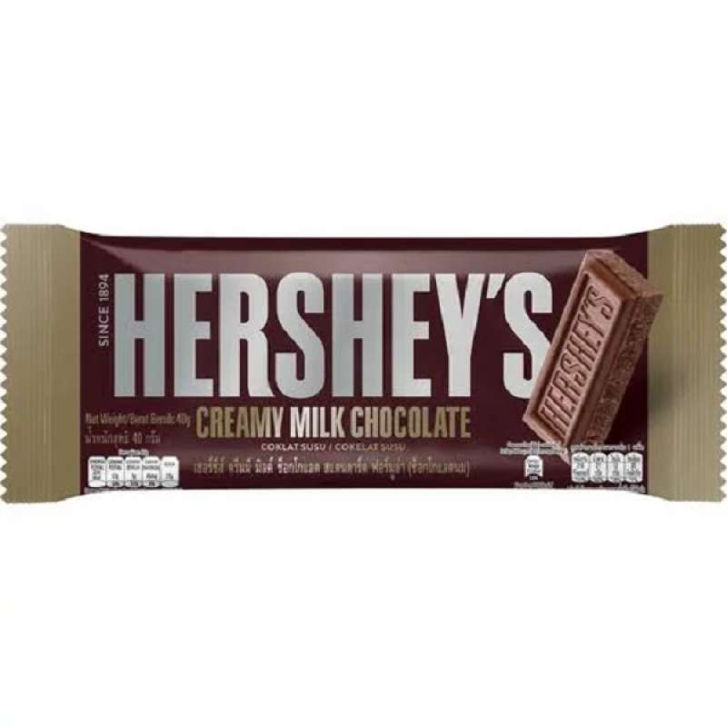 Jual Hershey's Bar Creamy Milk Chocolate Hersheys Halal di Seller