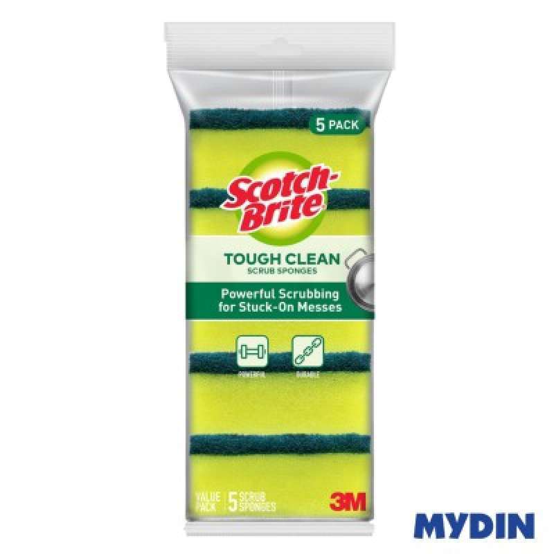 Jual Scotch Brite Scouring Sponge 21 5Pc Malaysia 5487145 di Seller
