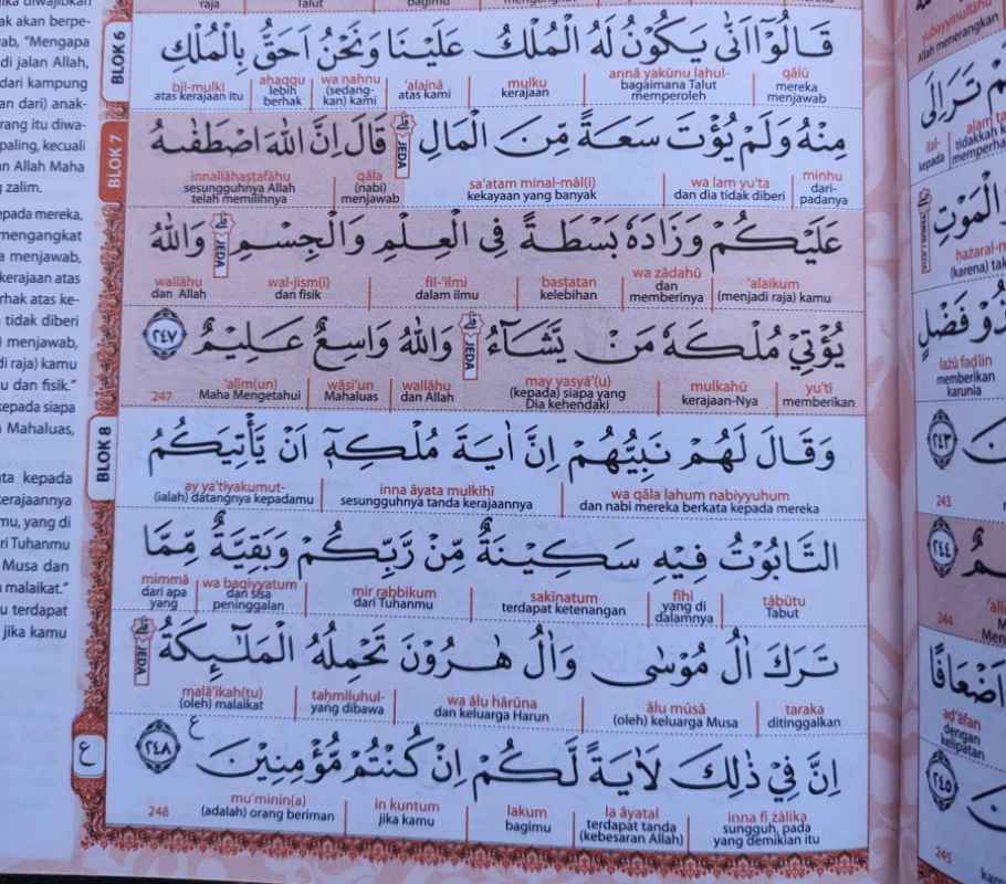 Perkata Promo Alquran Terjemah Perkata Latin Hafazan 2 Warna UkA5 Al-Quran ...
