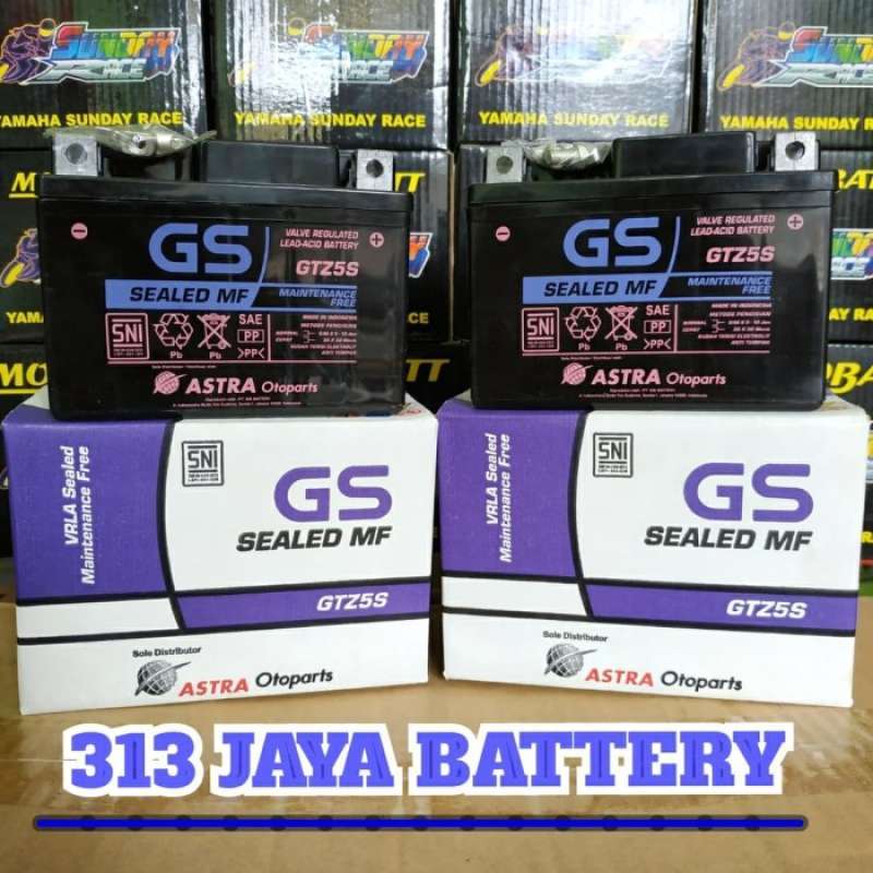Promo Aki GS Astra GTZ5S Honda supra X125, Revo,Kharisma,Beat, Vario