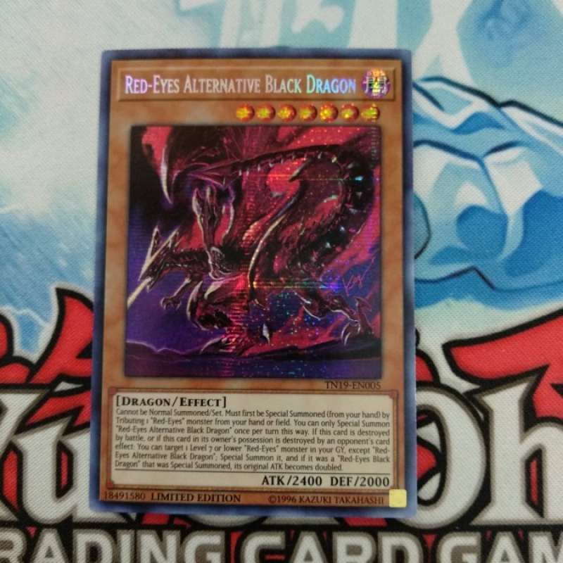 Jual yugioh red eyes alternative black dragon TN19 original di Seller