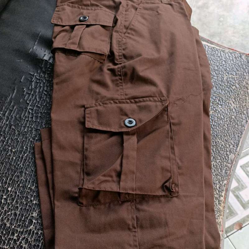 Promo Celana Pramuka PDL SM SMA panjang bahan dril - 32/33 Diskon 30%