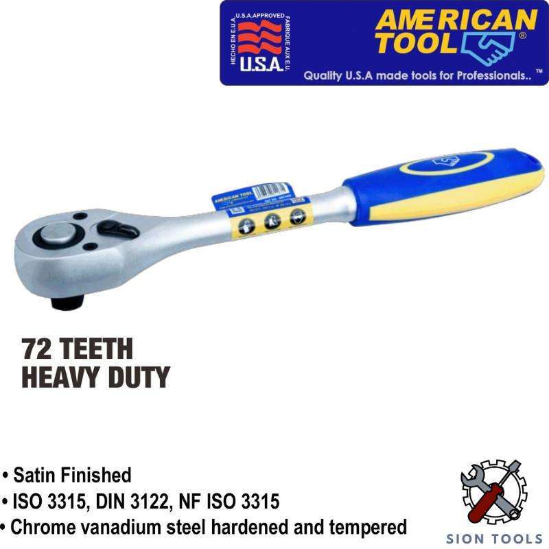 Jual AMERICAN TOOL RATCHET HANDLE 1/2 x 10 INCH / GAGANG KUNCI SOK ...