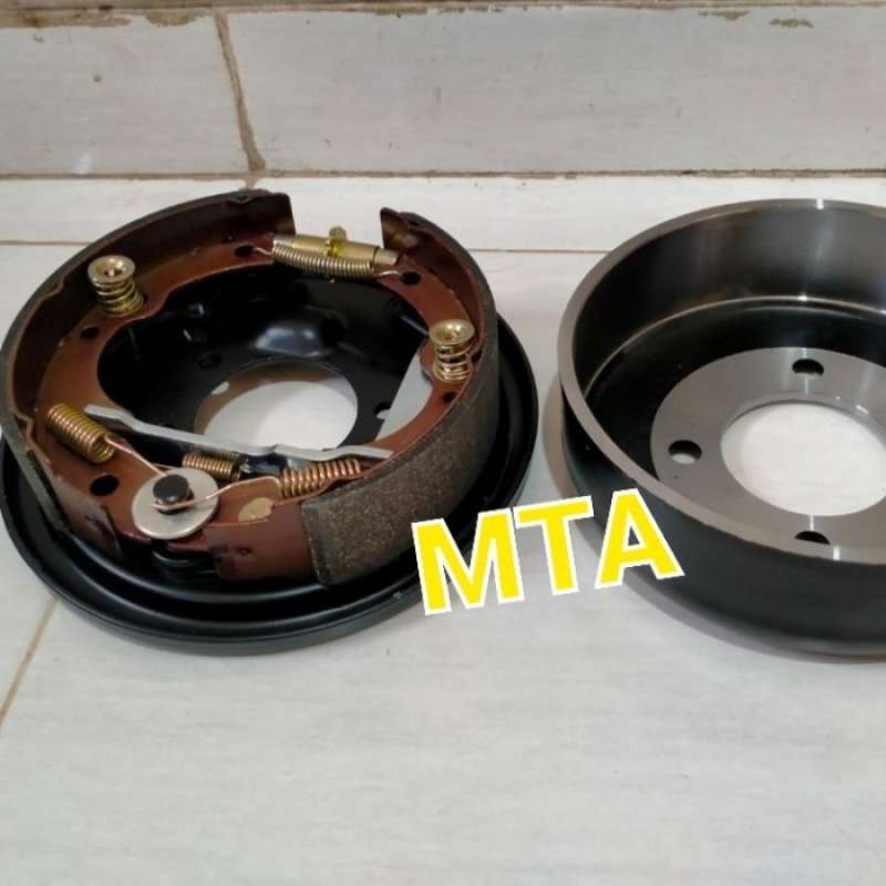Jual tromol rem tangan atau tromol hand brake shoe komplit set ps125