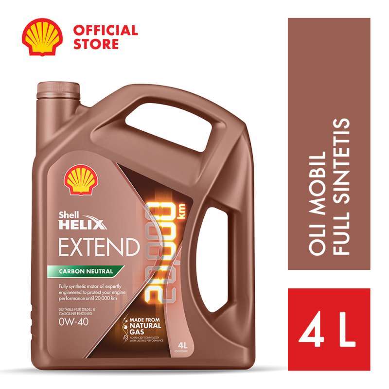 Jual Shell Helix Hx Extend 0w40 (4l) Oli Mesin Mobil Di Seller Shell