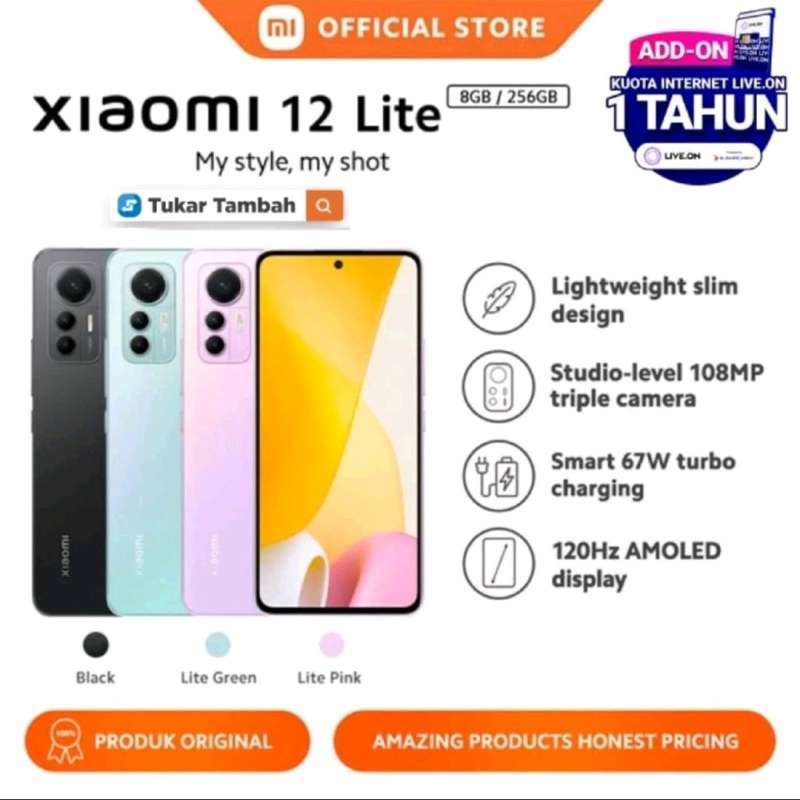 Jual Xiaomi 12 Lite 8/256gb 5g Smartphone Di Seller Hamifah'shope ...