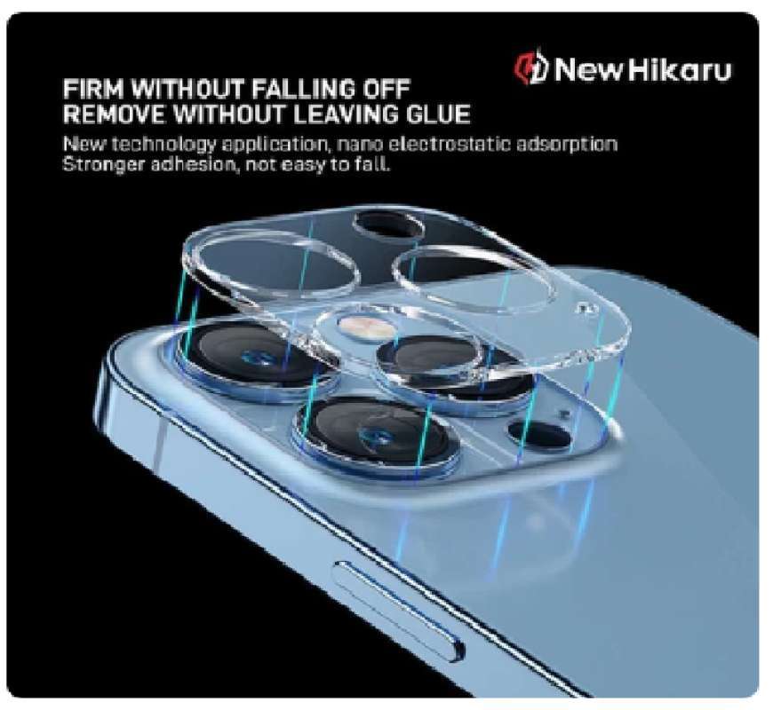 Jual Iphone 14 / Plus / Pro / Pro Max Hikaru Crystal Glass Camera