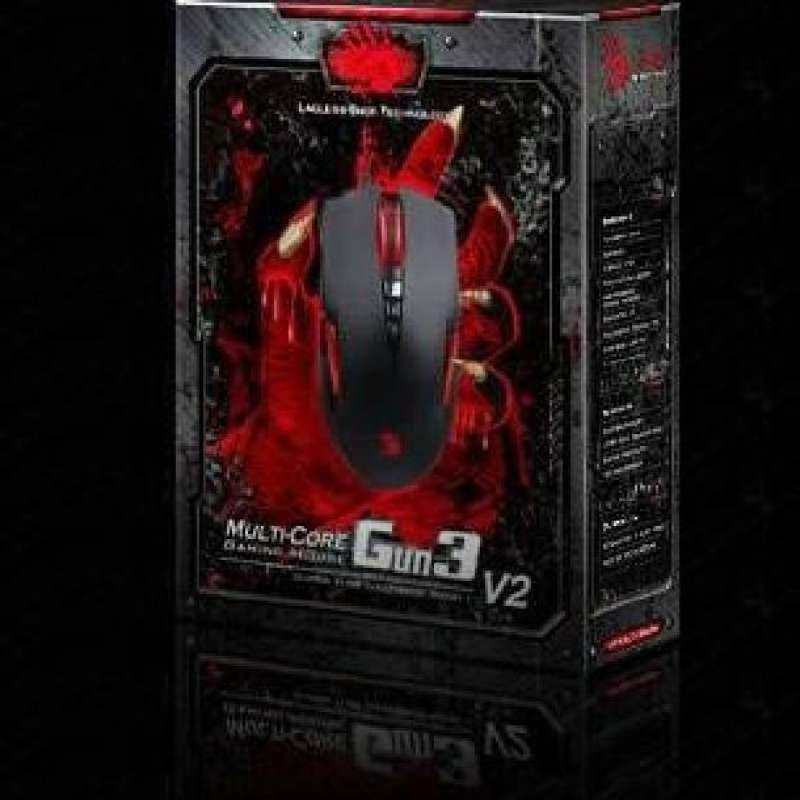 Jual Bloody V2/V2 Core 3 Activated Laser Gaming Mouse with Macro System ...