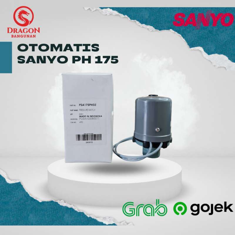 Jual OTOMATIS PRESSURE SWITCH POMPA AIR SANYO PH 175 A PH175 ORI di