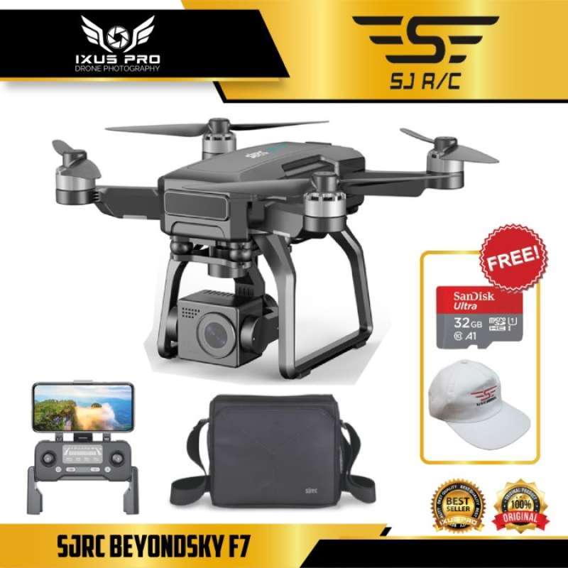 Vente SJRC F7 4K PRO 5G WIFI 3KM FPV GPS avec caméra HD 4K