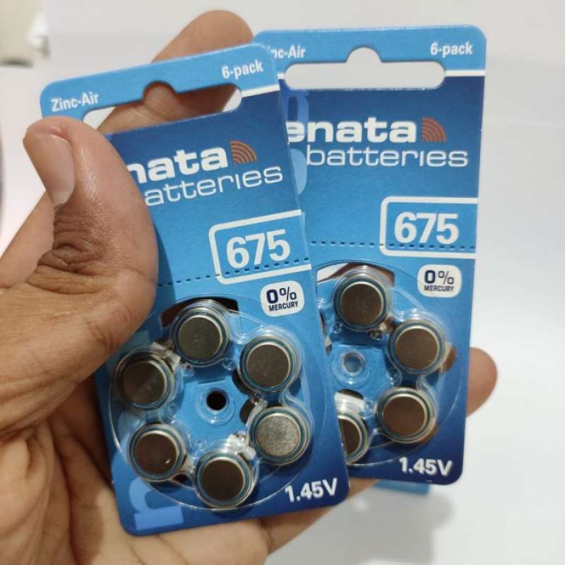 Jual Renata ZA 675 PR44 AG13 LR44 Battery Alat Bantu Dengar original di