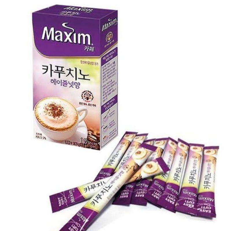 Jual Kopi Korea Maxim Coffee Instant Korea / Cappucino ( 1 Box isi 10