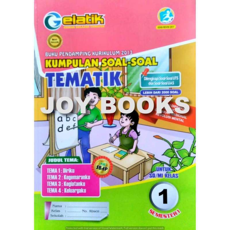 Buku kumpulan soal tematik kelas 3 sd kurikulum 2013