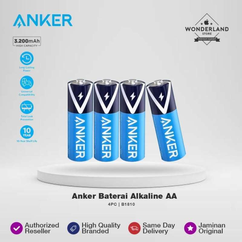 Jual Anker Baterai Battery Alkaline AA/AAA Non Rechargeable Long Last
