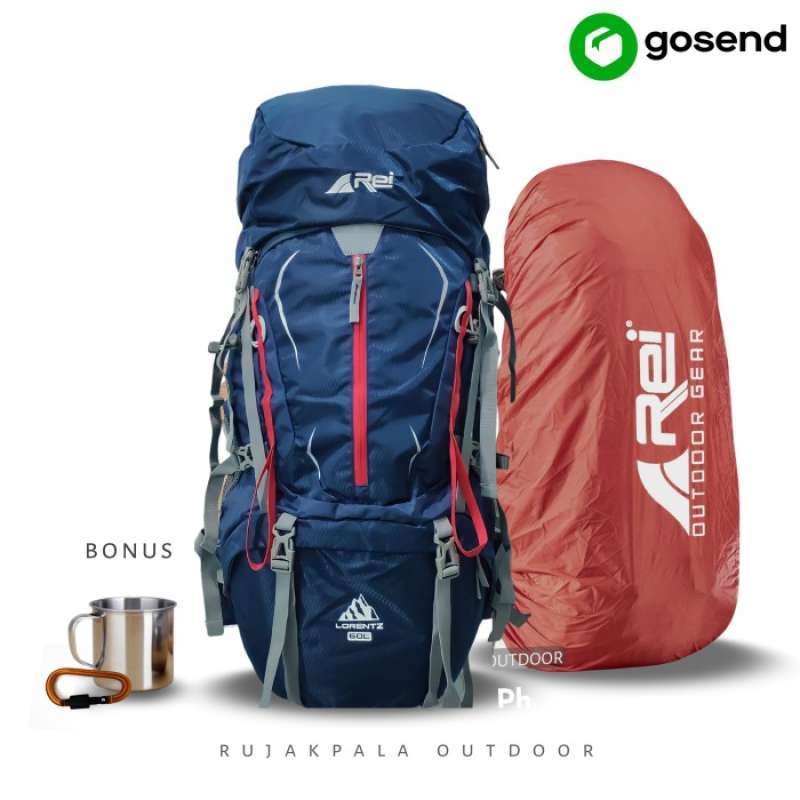 arei tas gunung carrier bintan 60 plus 5 original