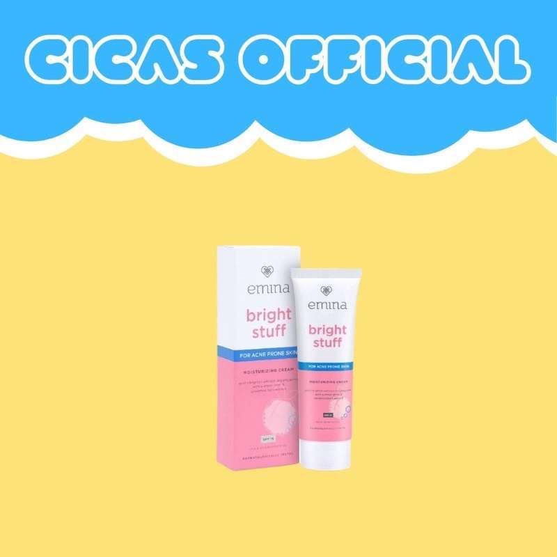 Jual EMINA Bright Stuff for Acne Prone Skin Moisturizing Cream 20ml di
