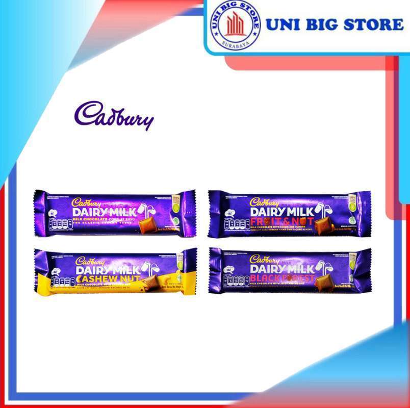 Jual WHS Cadbury Dairy Milk Chocolate Blackforest Cashew Fruit Nut 62 g