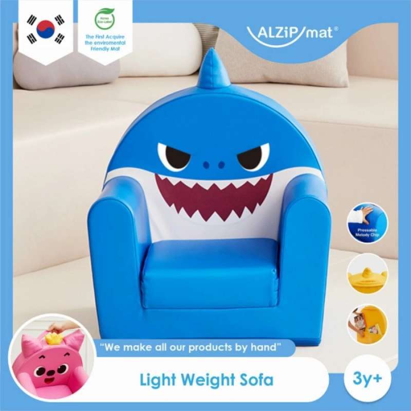 Jual SOFA PINKFONG BABYSHARK SERIES ALZIPMAT SOFA ANAK BABY SHARK