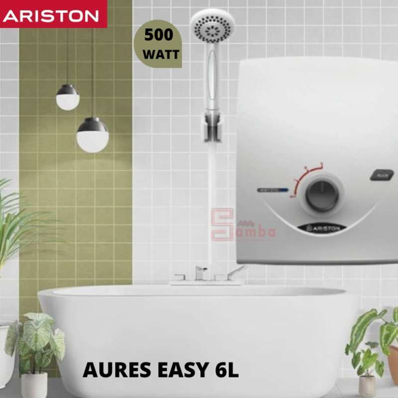Jual Ariston Aures Easy 500WATT 6L/ MIN Electric Instant Water Heater Baru di Seller Sinar