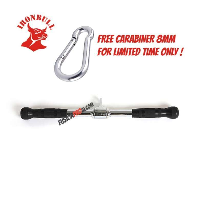 Jual Handle Bar Biceps Triceps Straight Bar Cable Attachment Gym Iron