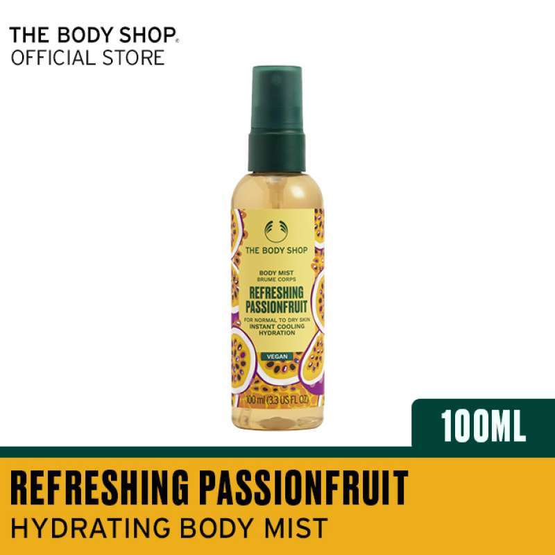Jual The Body Shop Refreshing Passionfruit Hydrating Body Mist 100Ml di