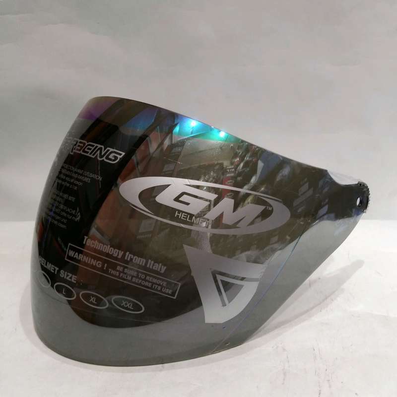Jual KACA VISOR ORIGINAL HELM GM EVO, GM FIGHTER RAINBOW UNTUK SEMUA