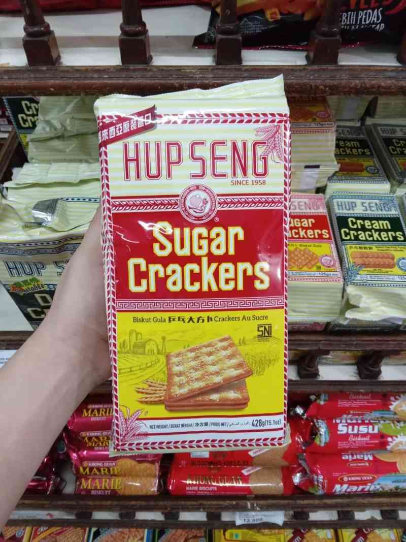 Jual HUP SENG SUGAR CRACKERS BISKUIT GULA 428g di Seller Adam Dani Mini Market Kota Medan