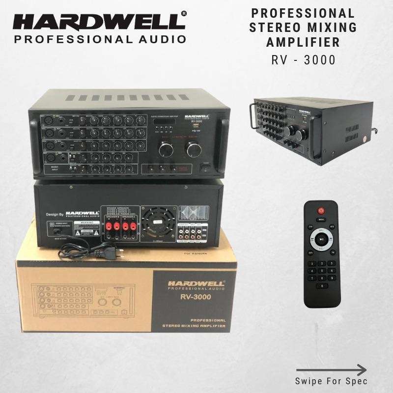 Jual AMPLI Karaoke AMPLIFIER HARDWELL RV3000 power 750 WATT RV 3000 ORI