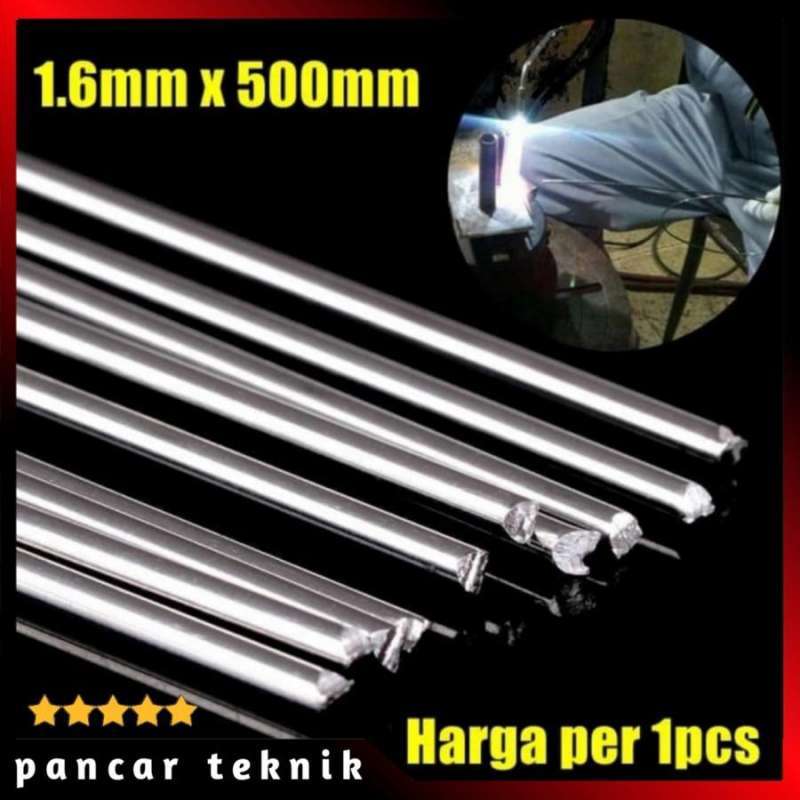 Jual kawat las aluminium brazing alloy low temperature 1.6 x 500mm di