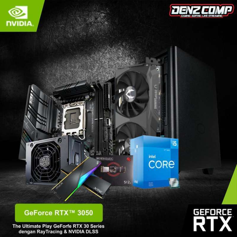 Jual MINI ITX PC INTEL CORE I5 12600KF RTX 3050 DDR5 NVME 512GB