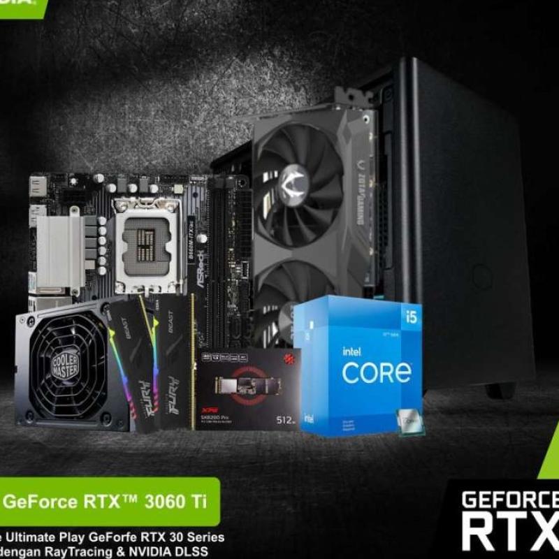 Jual Mini Itx Pc Intel Core I512600k Rtx 3060 Ti Ddr4 16gb nvme