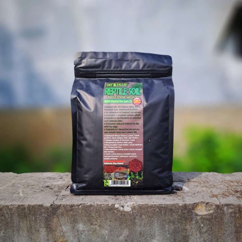 Jual Reptile Soil 1 Kg Alas Kandang Reptil Substrate Isopod Tarantula