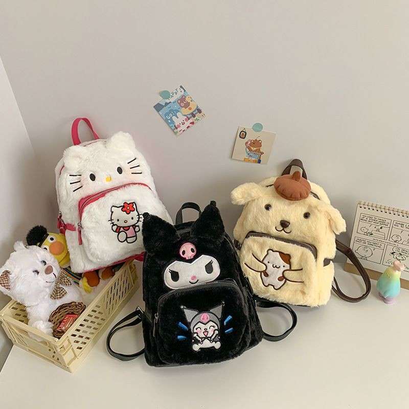 TethysYouth Anime portemonnee Kawaii Leuke Coin Cash Bag rits Portemonnee, Zwart, Schattig Kawaii