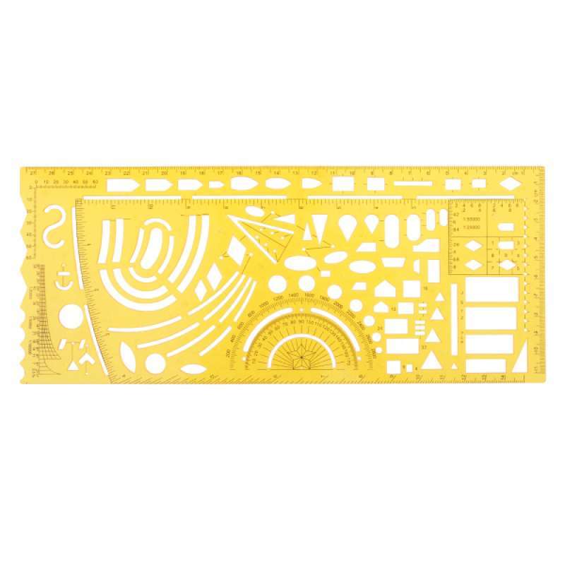 Gyder Operation Ruler Promo Pro Drawing Template Drafting Ruler Stencil for Military ...