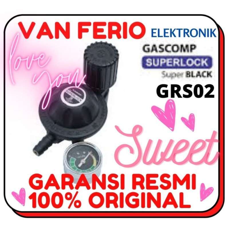 Jual Regulator Gas Meter Superlock Grs02 / Grs02 / Grs 02 di
